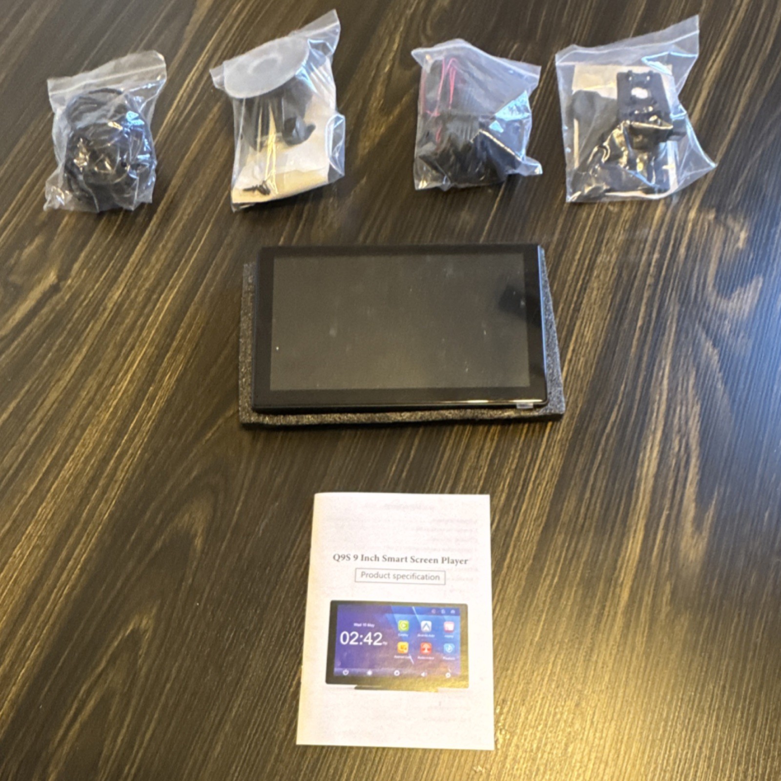 Q9S Wireless Touchscreen Bluetooth WiFi 9 Inch Digital Media Receiver