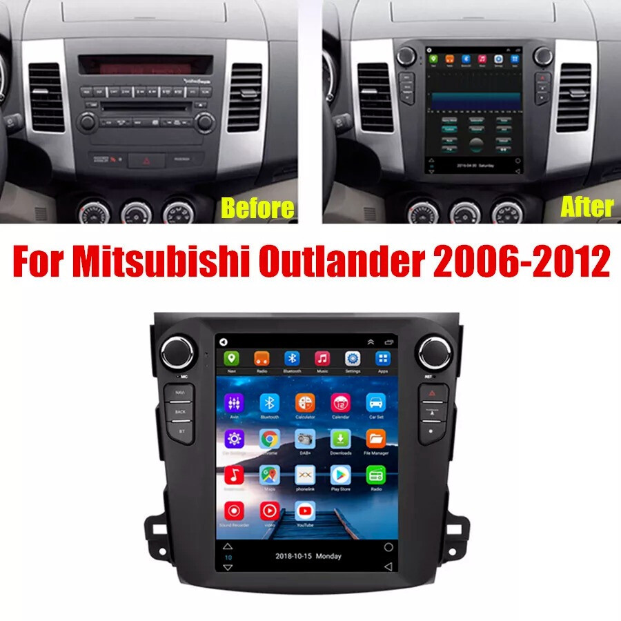 9.7” Android Carplay Car Stereo Radio GPS Navi 2+32GB For 2006-2012 Outlander
