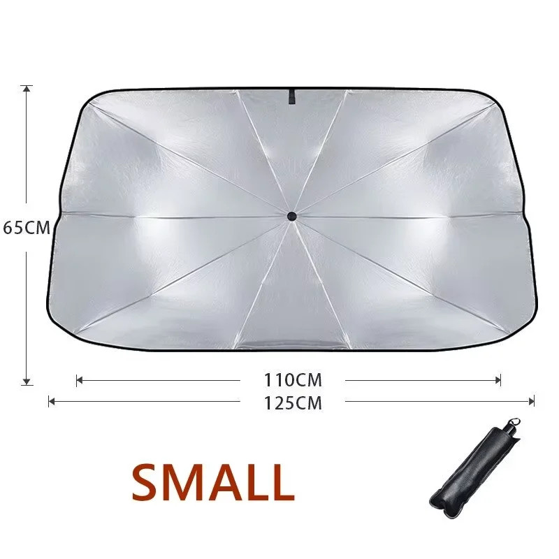 Car Windshield Sun Shade Retractable Front Window UV Heat Insulation Visor