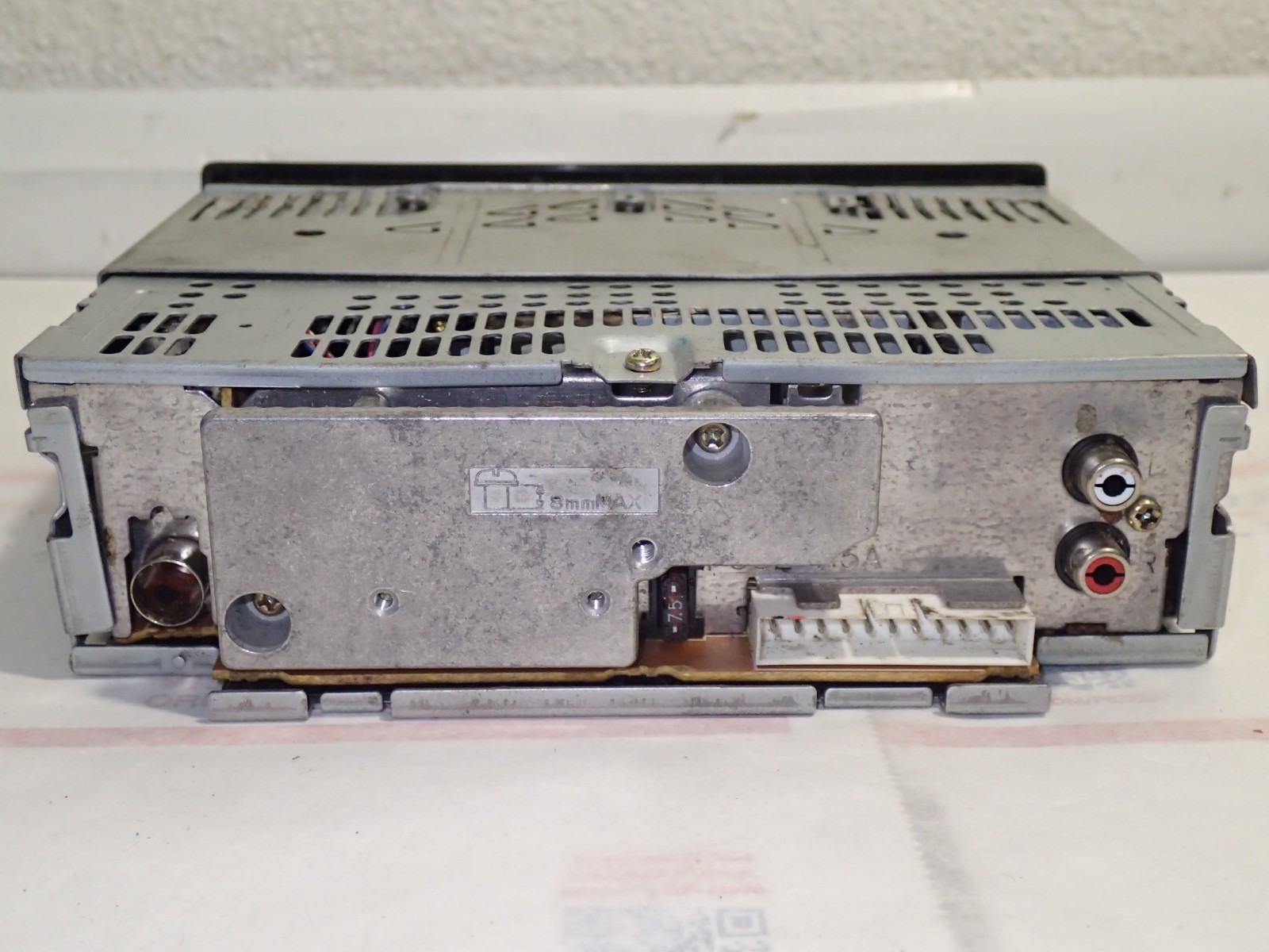 Vintage Kenwood Cassette Car Stereo Radio Receiver KRC-201 Untested