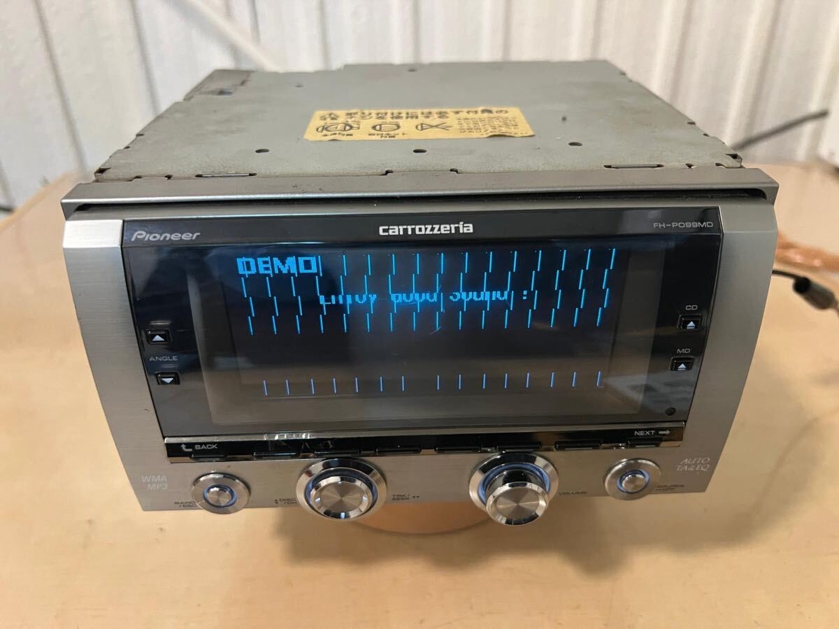 Pioneer Carrozzeria FH-P099MD CD MD Car Stereo Receiver Tested Working – JAPAN