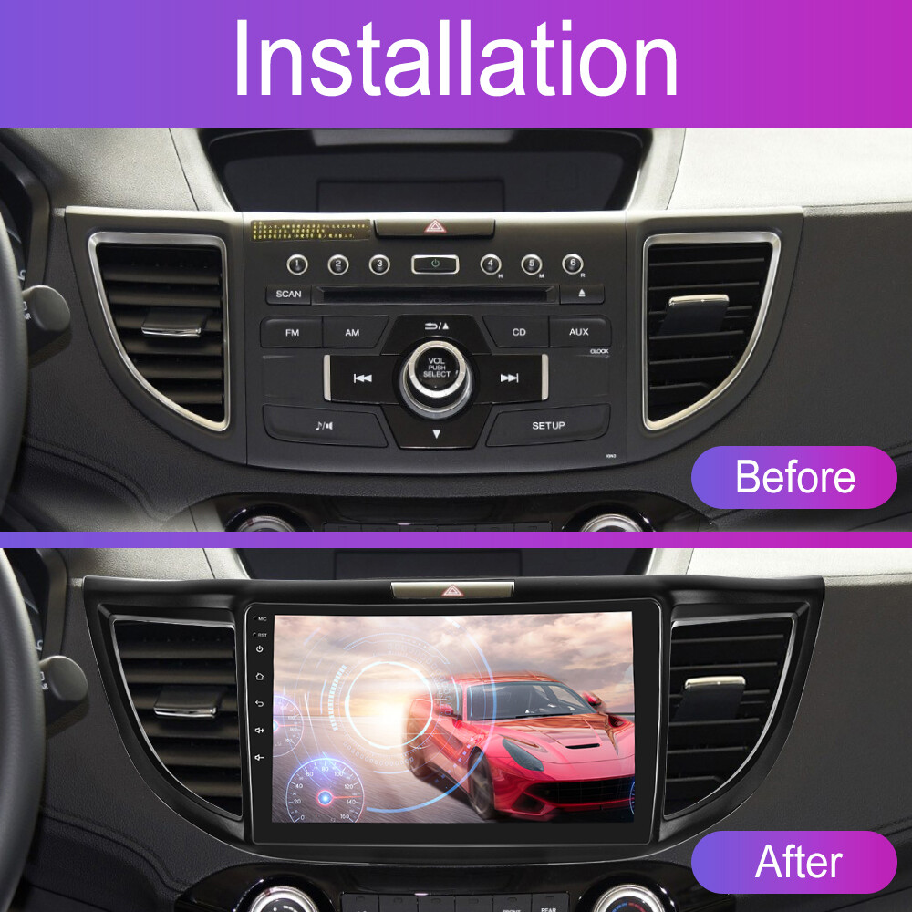1280*800 For Honda CRV 2013-2016 Car Screen Carplay With Bluetooth Auto GPS 32G