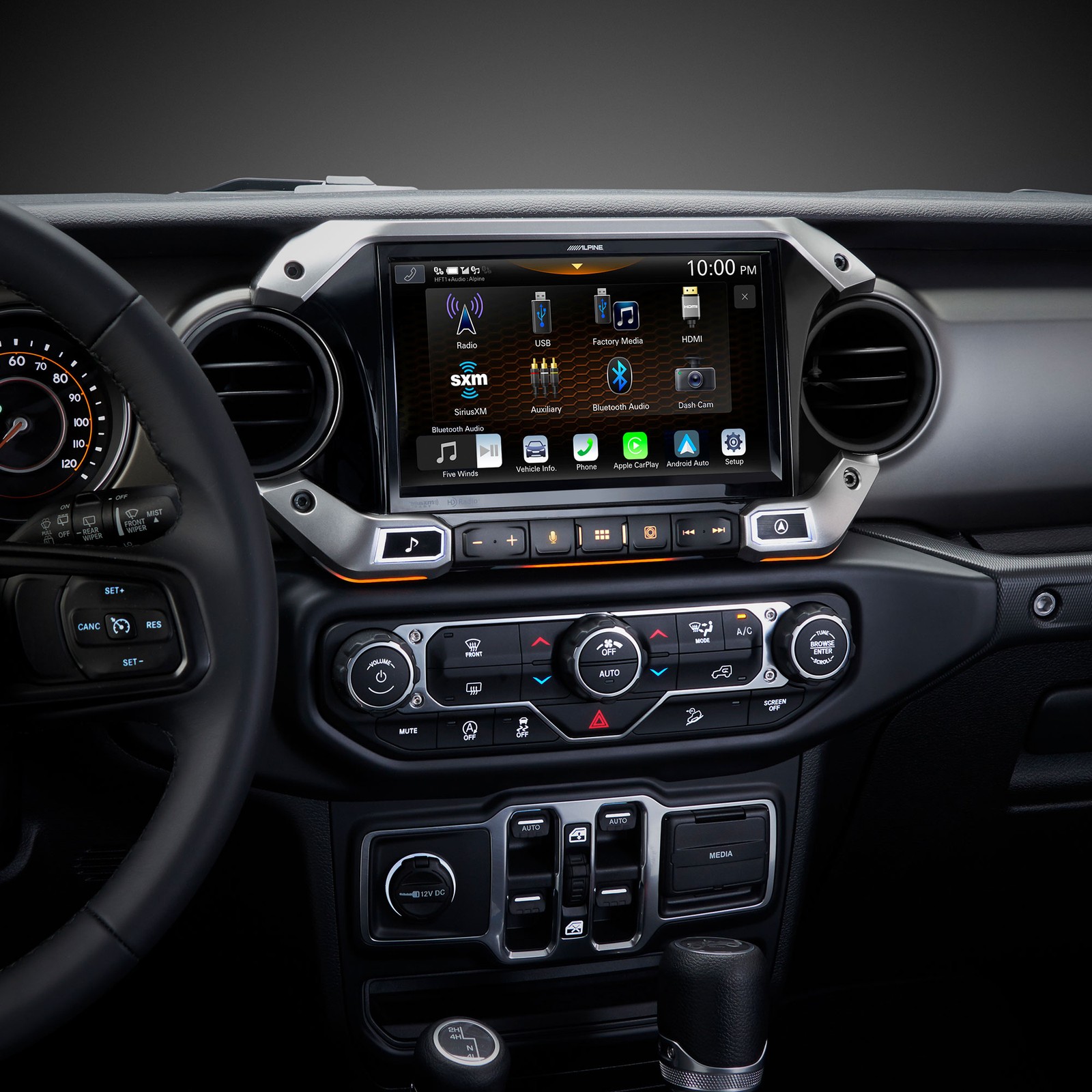 Alpine i509-WRA-JL 9-Inch Multimedia Receiver Compatible with 2018-Up Jeep® W…