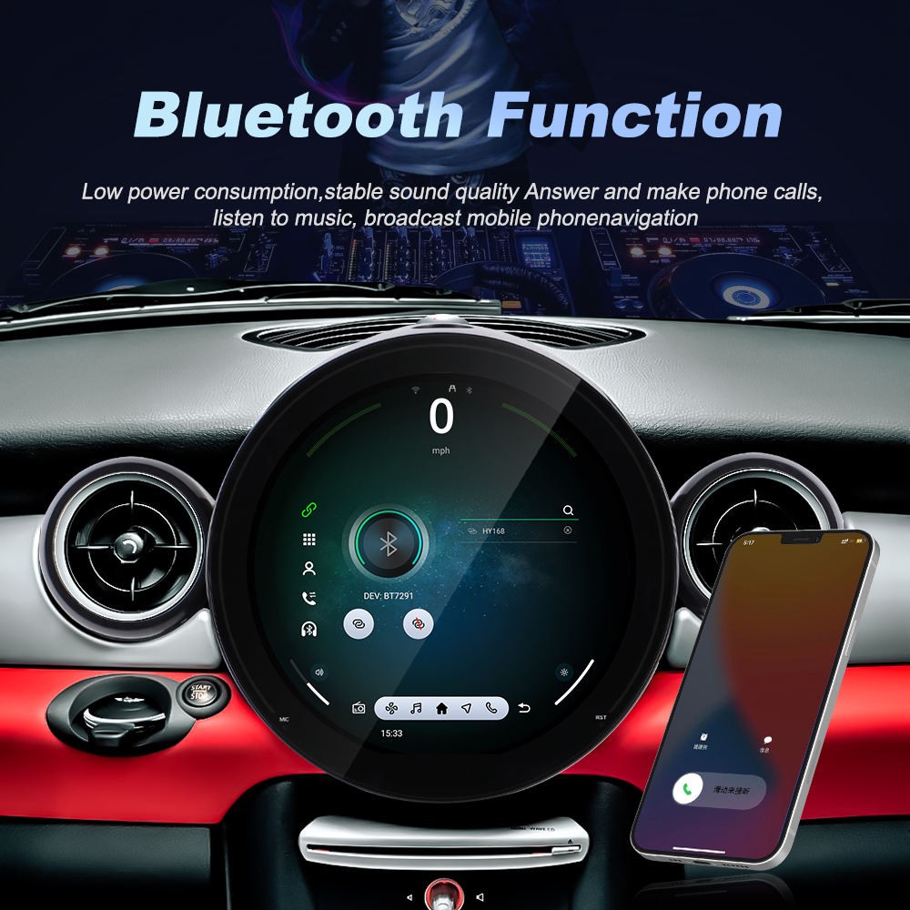 11.7″ For BMW Mini Cooper R60 R56 2007-16 Android Car Radio Stereo Carplay 4+64G