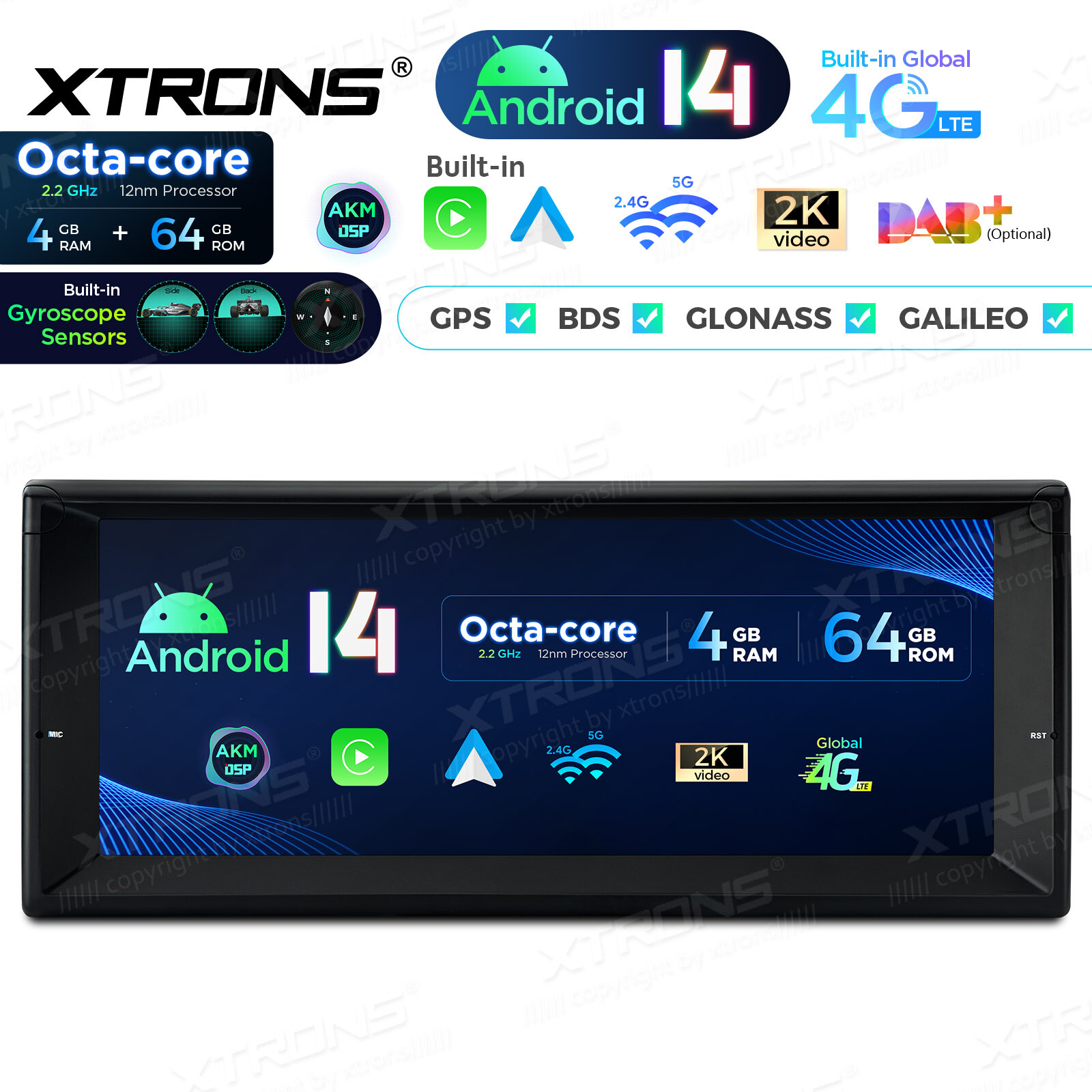 For BMW E39 E38 Android 14 GPS Navigation 10.25 Car Stereo 8-Core 4GB 64GB LTE