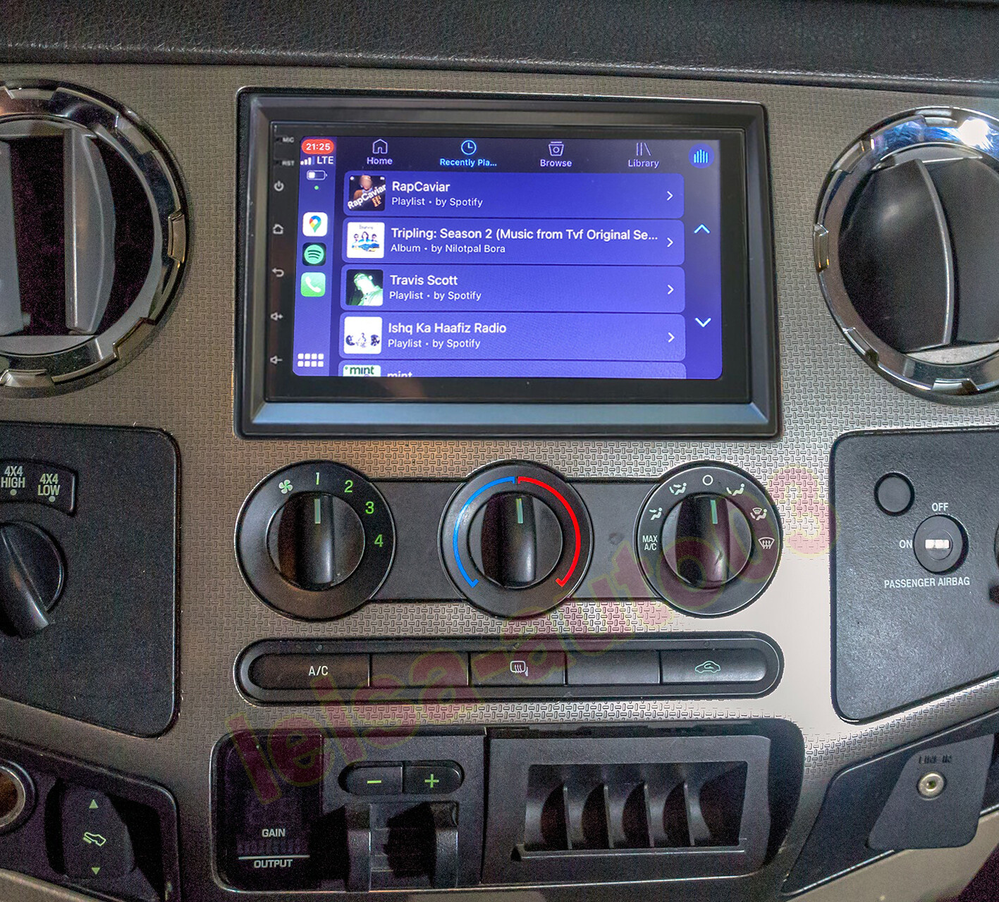 Car Radio Wireless CarPlay 2+64G Android 15 Navi Wi-Fi For 2004-2014 F250 F-350