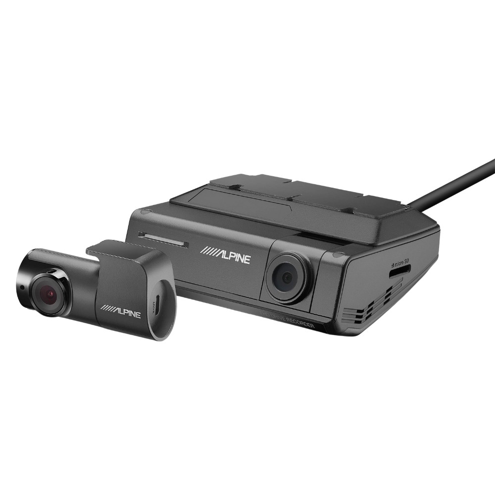 Alpine ILX-W770 6.75″ Shallow-Chassis Multimedia w/ DVR-C320R Dash Camera