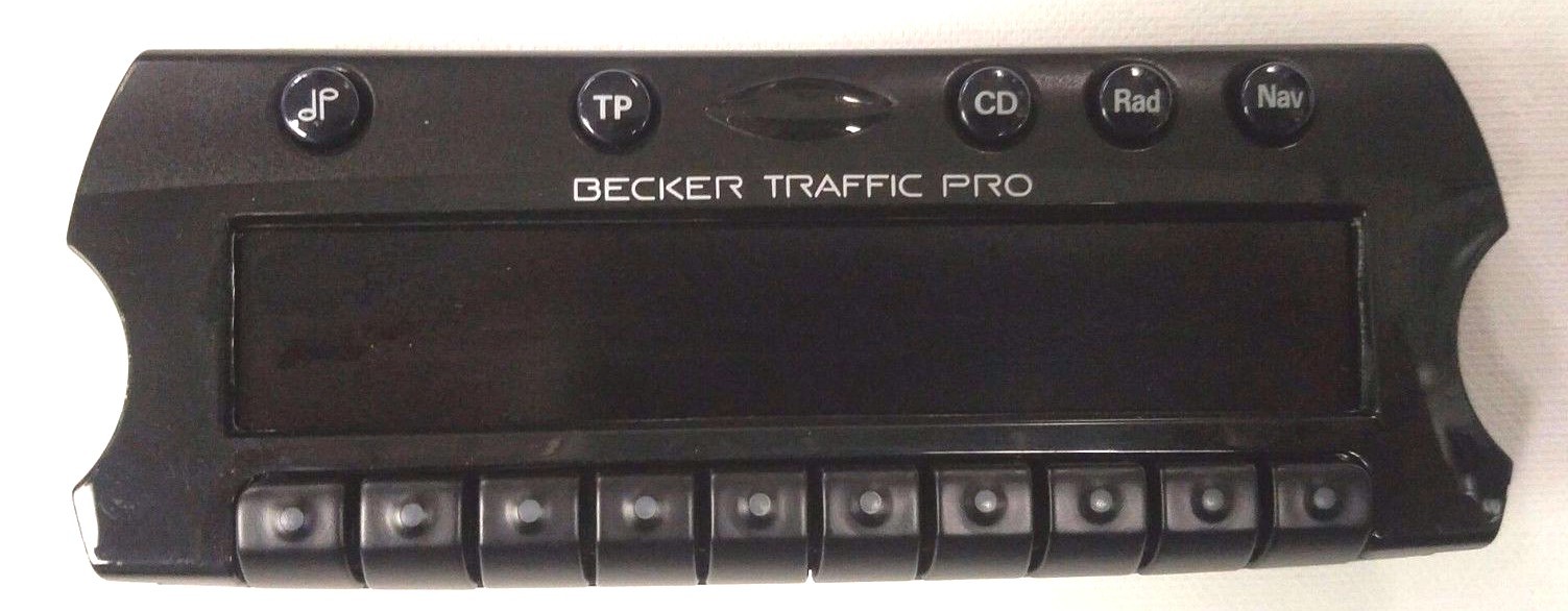 Becker Traffic Pro front Controller with Red Display