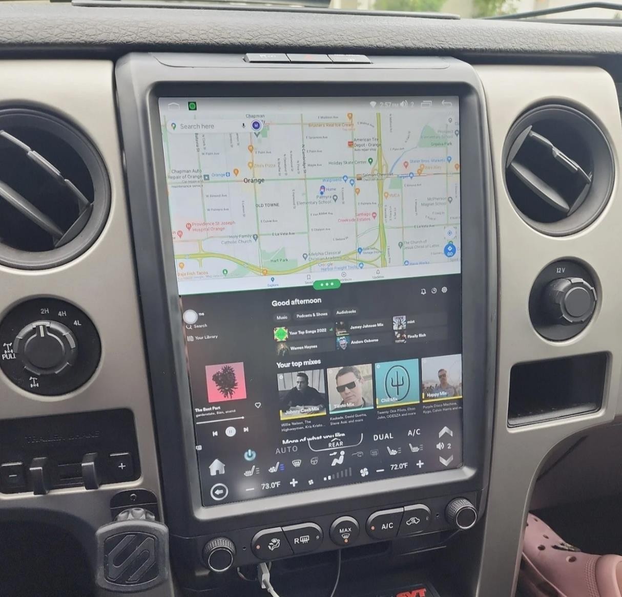 13″ Android 12 Car Gps Radio Stereo Navigation 8g+128g For Ford F-150 2009-2014