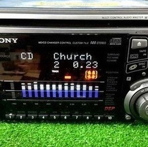Sony WX-C700 Car Stereo Receiver Tested Working CD w/ Remote, Manual, Harness