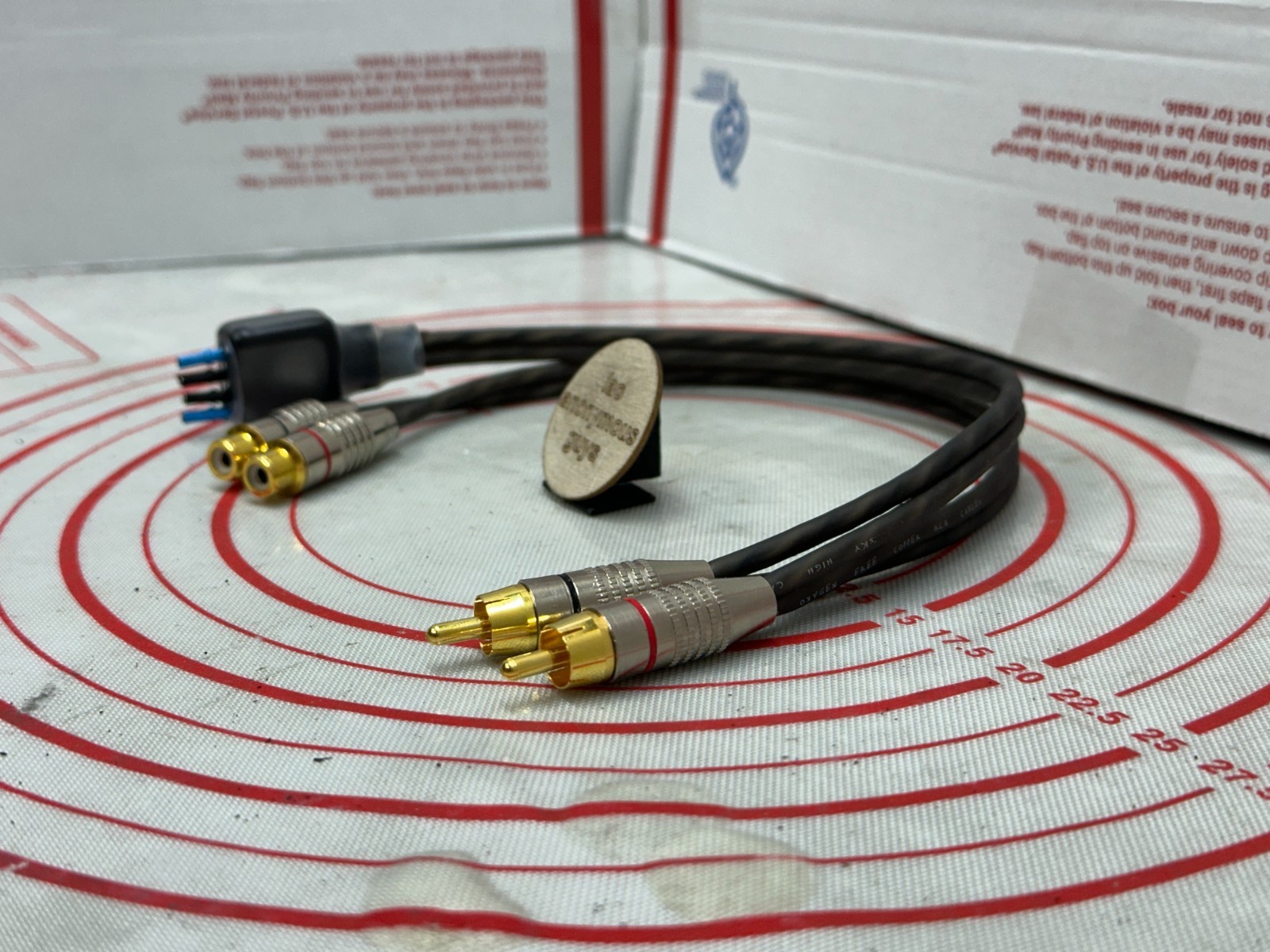 Audio Input Plug High or Low Level Signal for KENWOOD RD-380 Vintage Old School