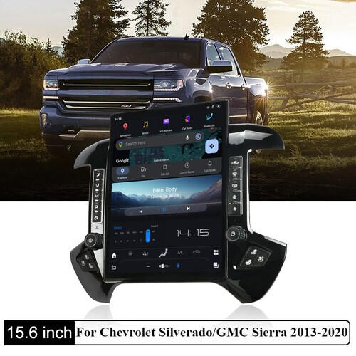 15.6″ For Chevrolet Silverado Gmc Sierra 2013-2020 Car Radio Tesla Style Stereo