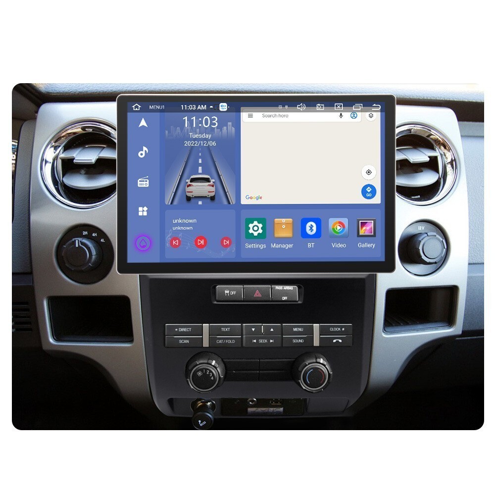 13.3″ Large Screen Car Radio GPS Carplay replace For Ford F150 Raptor 2008-2014