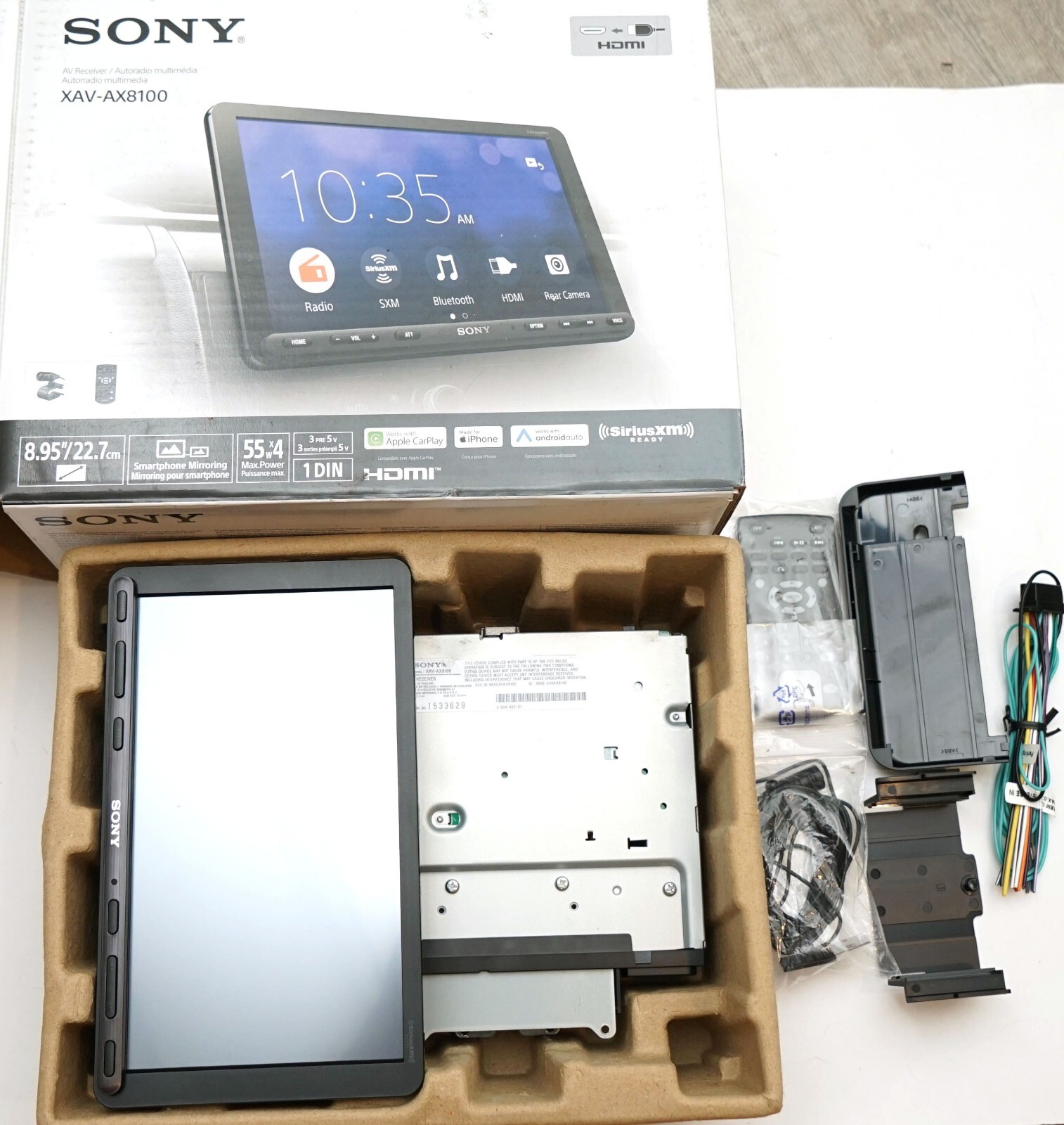 SONY Mobile XAV-AX8100 8.95″ Media Receiver Car Audio in-Dash Unit XAVAX8100