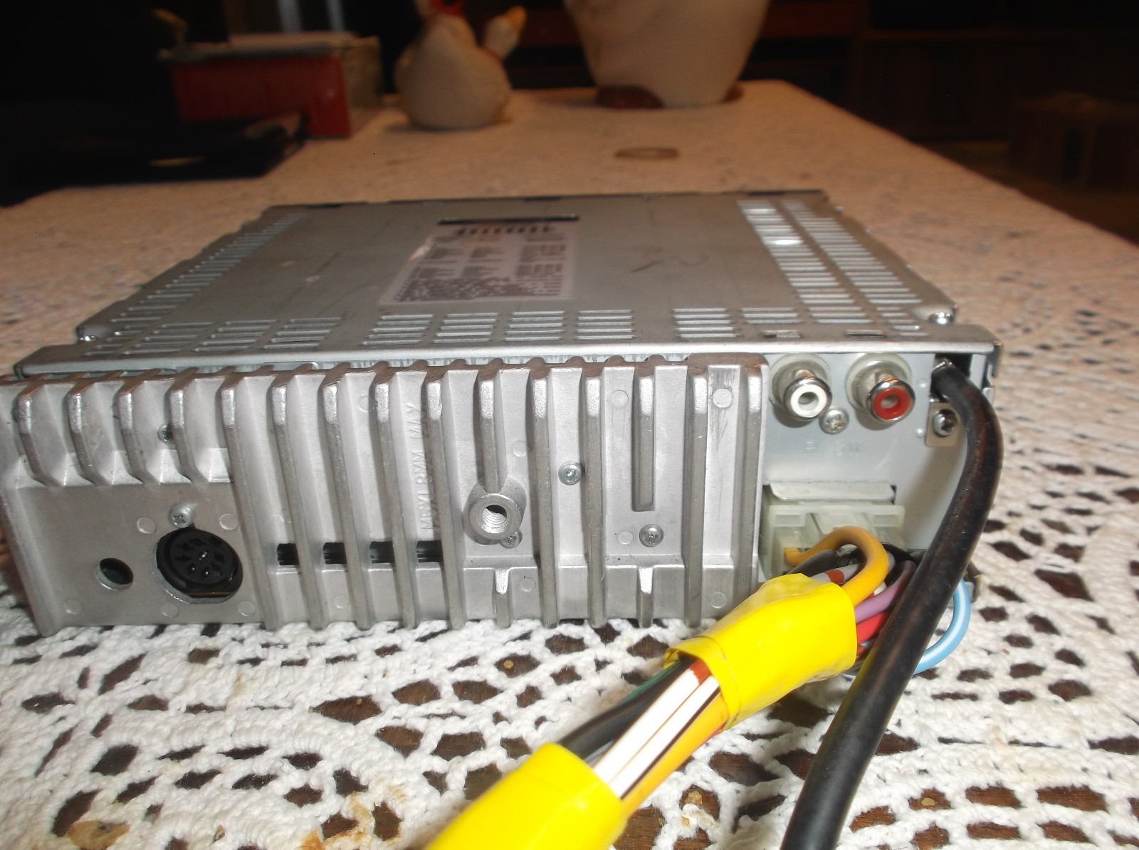 ALPINE CDM-9821 CD CAR RADIO BODY WITH WIRING PLUG