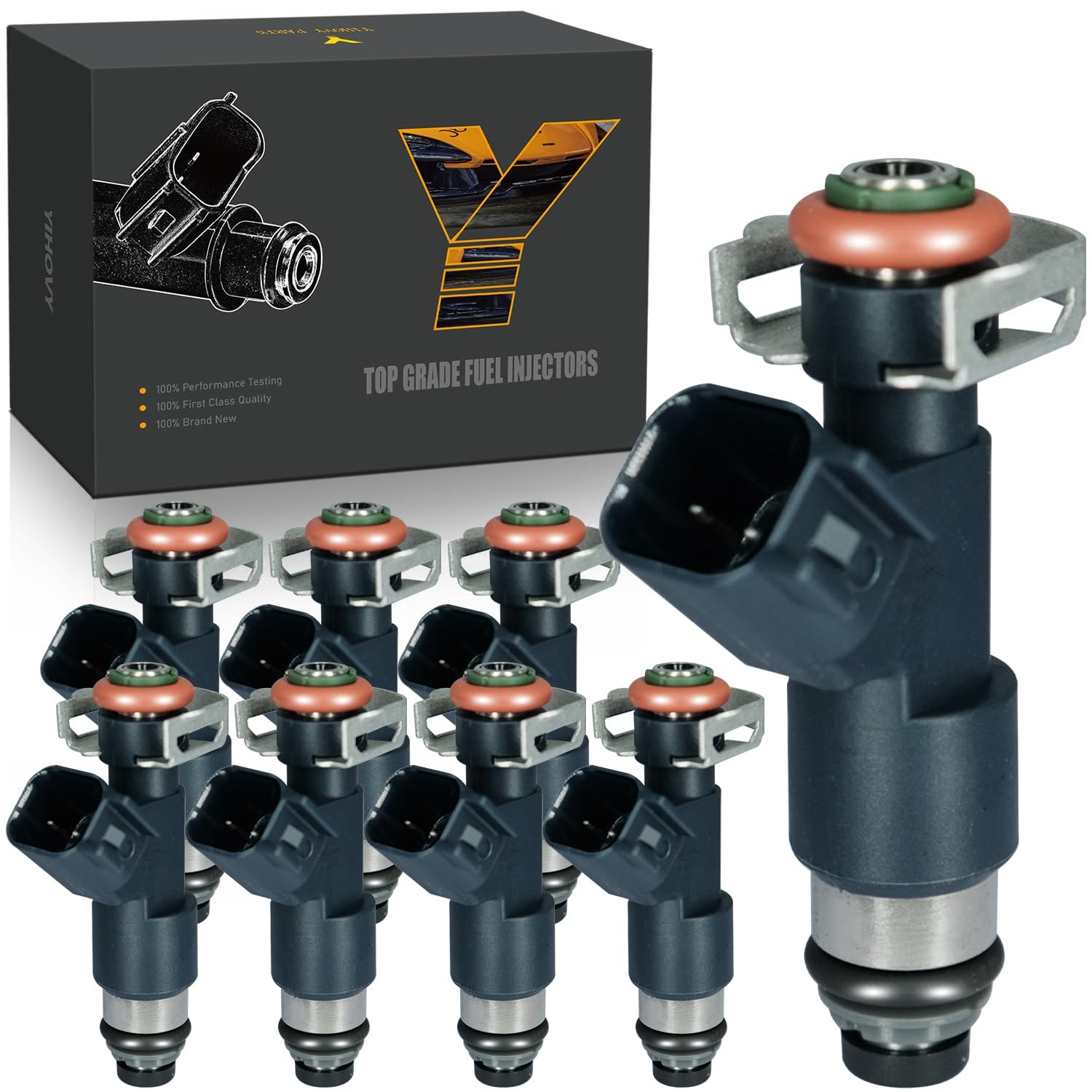 Fuel Injectors 12594512 for Chevy Silverado 5.3L 2007-2009 Set of 8