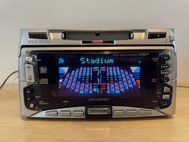 KENWOOD DPX-6100MD 2DIN CD MD Receiver CD MD CD playback OK MD malfunction