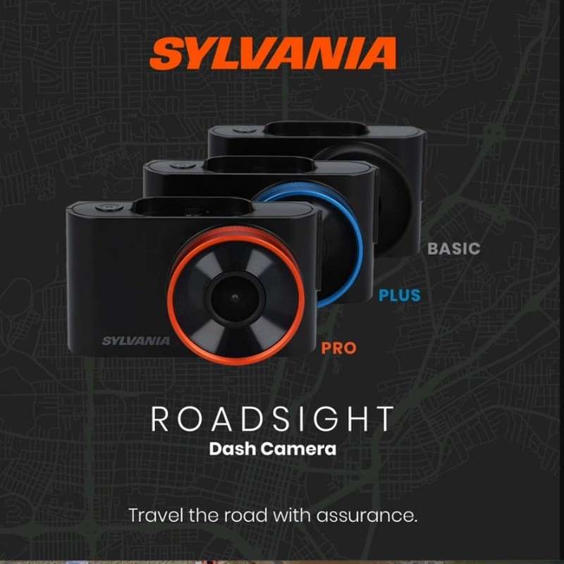 Sylvania Roadsight Basic Dash Camera – HD 720p, 2 inch LED IPS Screen, 10.4 oz