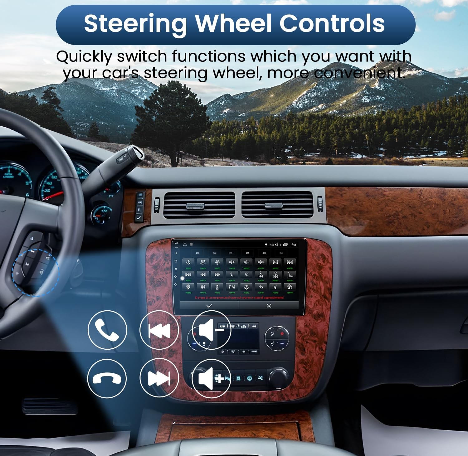 32G Car Radio for Chevy Silverado 07-13 GMC Touchscreen 1280*800 Stereo carplay
