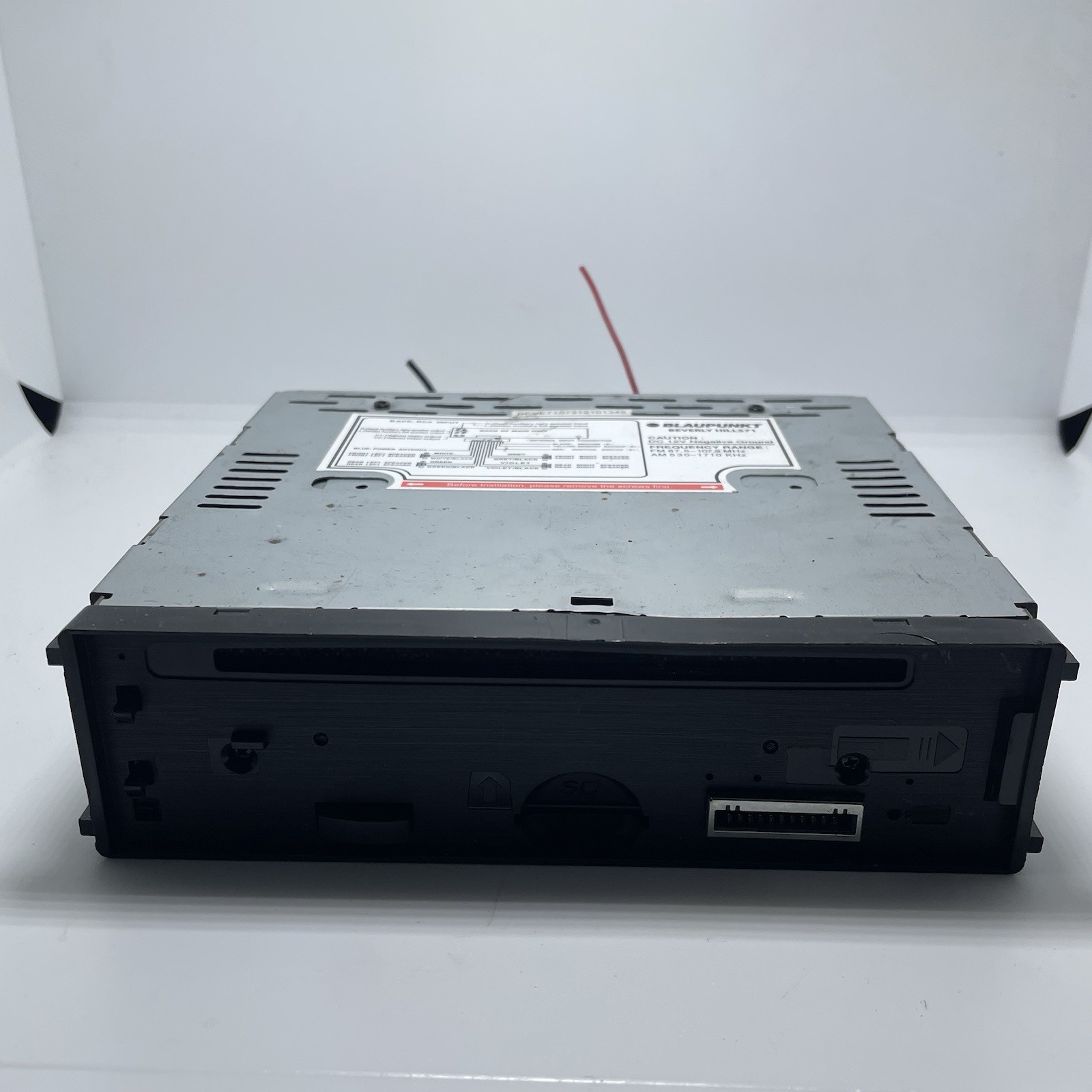 BLAUPUNKT Beverly Hills71 Single DIN Multimedia Car Stereo READ!!!