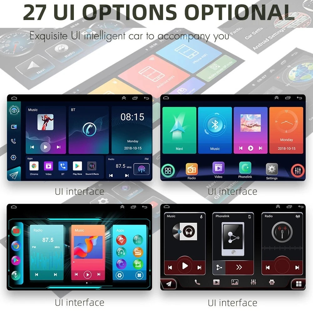 9″ Car Stereo Wireless CarPlay Android Auto GPS WiFi Touch Screen  2GB+64 GB