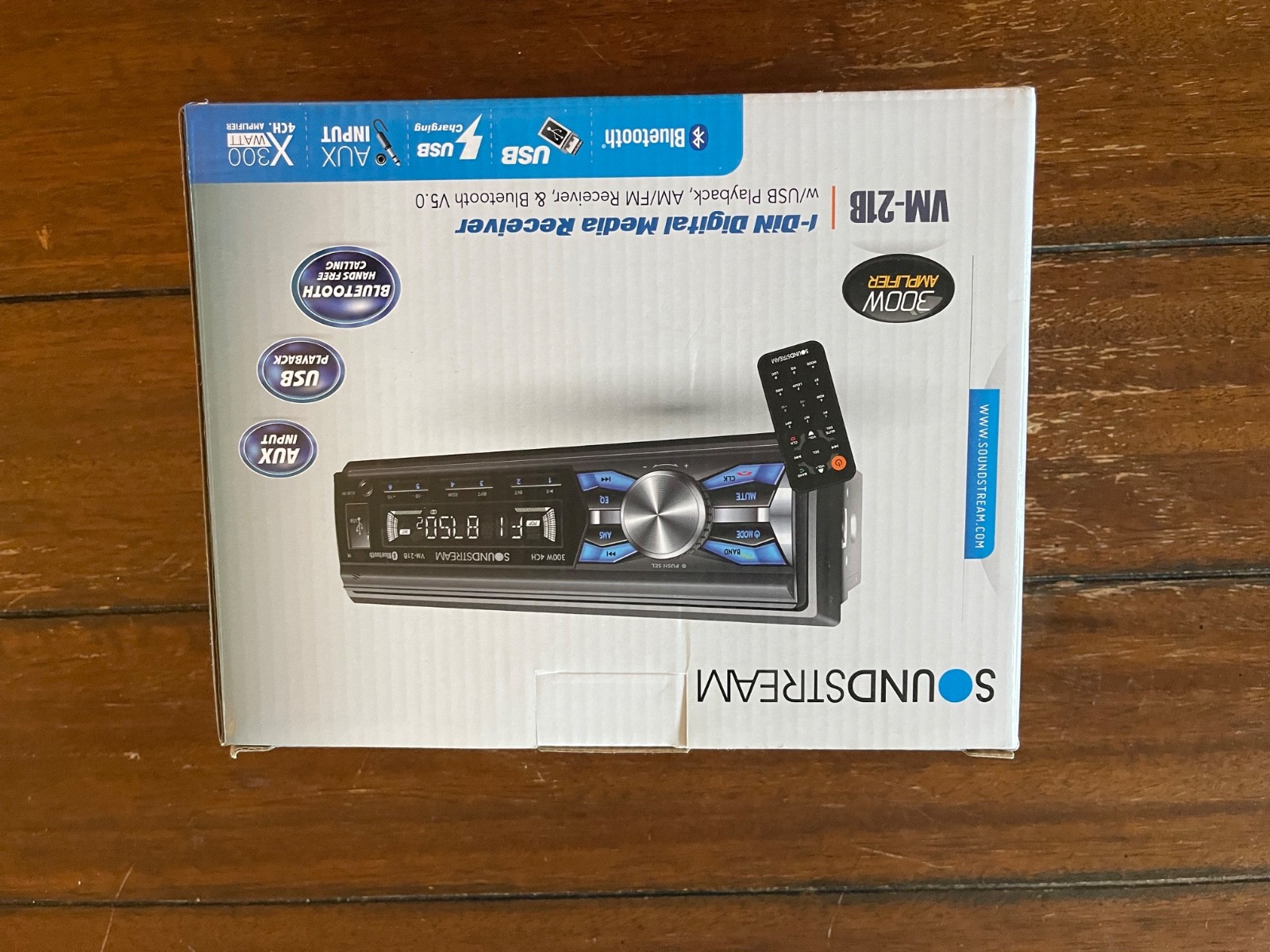 Soundstream VM-21B Single Din Mechless Multimedia Receiver (New)