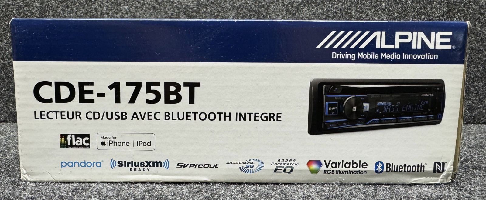 Alpine CDE-175BT BRAND NEW/EXTREMELY Hard to find, exactly as shown