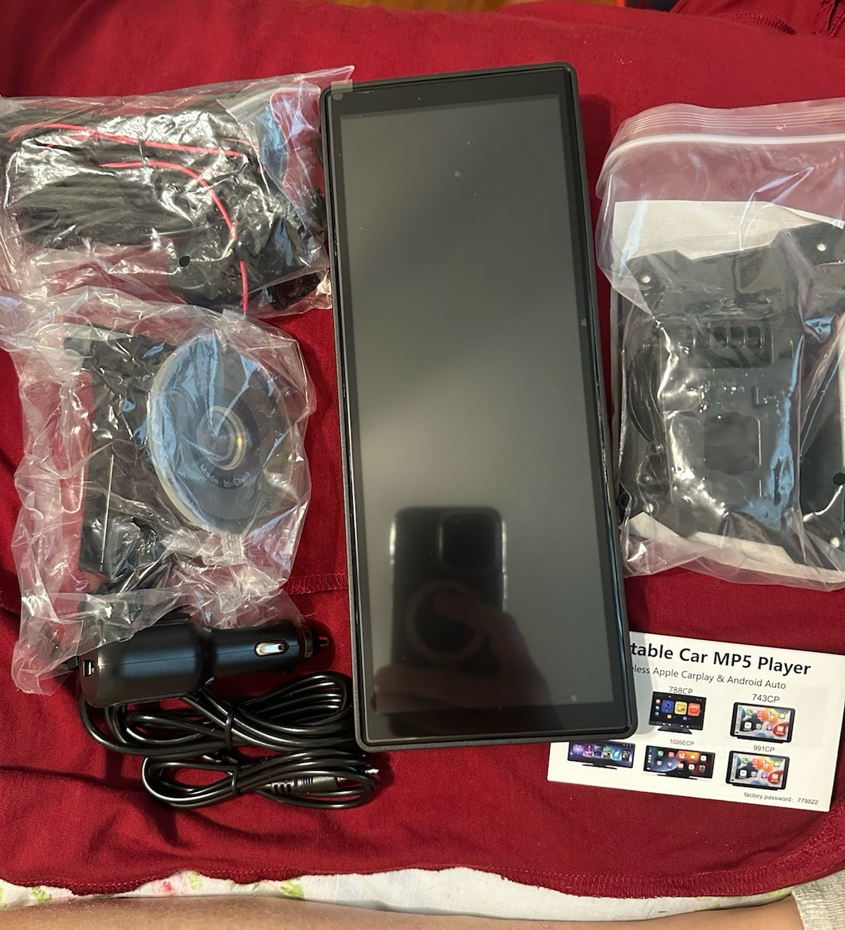 Portable Car MP5 Player Wireless Caplay 10.26 Inch Touch Screen