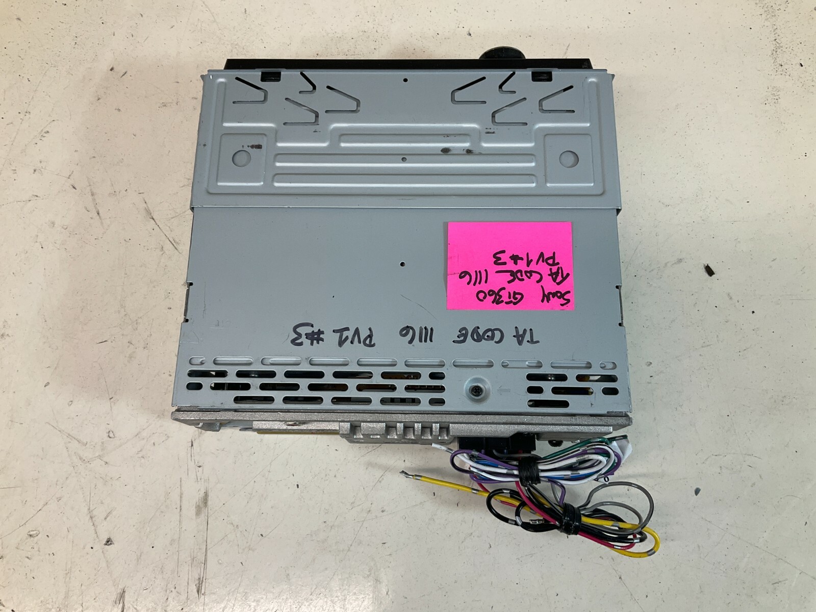 Sony CDX-GT360MP Dash Receiver CD/MP3 Z
