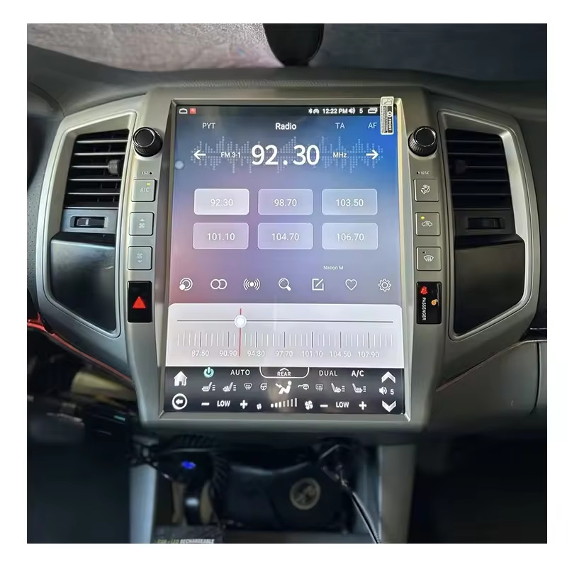 12.1″ Android Navigation Car Gps Stereo Tesla Style For Toyota Tacoma 2005~2015