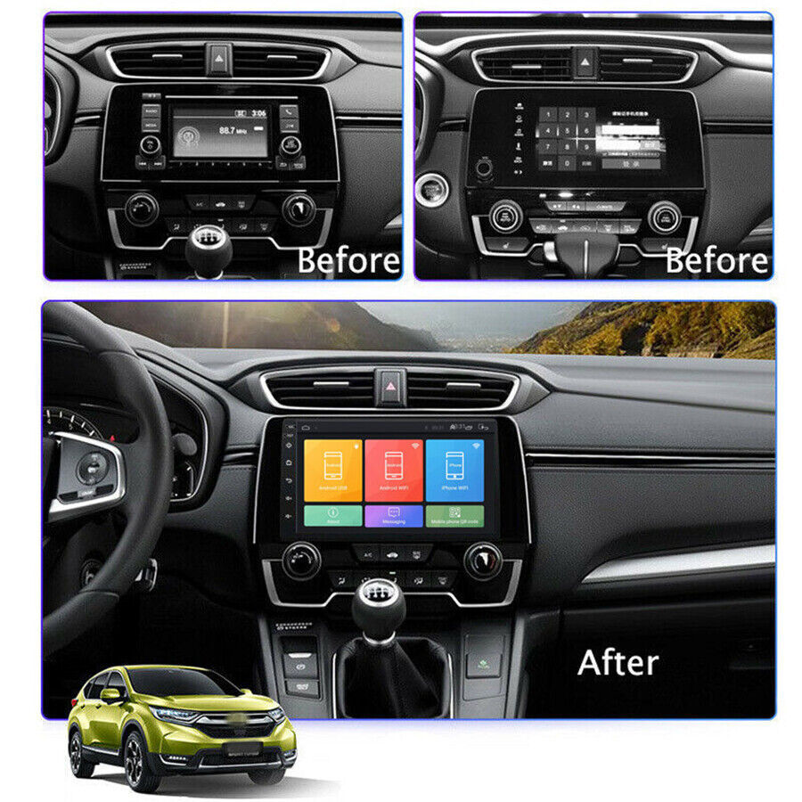 Apple Carplay Android 15 Car Stereo Radio For 2017-2021 Honda CR-V CRV GPS Navi