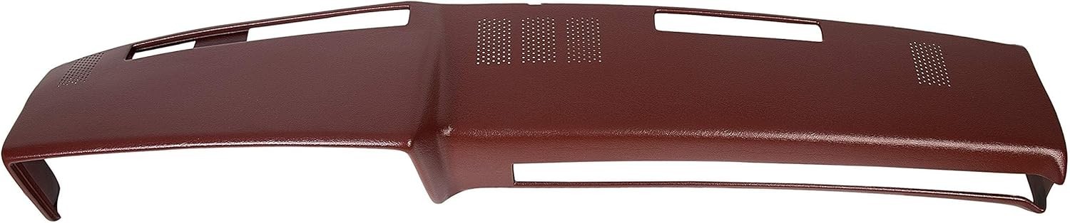 Maroon Dashboard Cover Compatible with 1981-1991 Chevrolet GMC C/K/R/V Truck/Suv