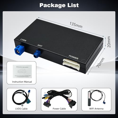 Wireless CarPlay/Android Auto Retrofit Kit Decoder Module Compatible with Audi