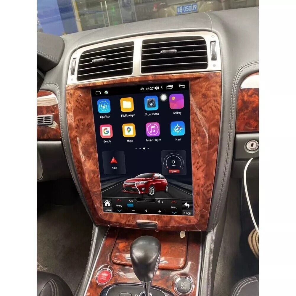 12.1” Large Screen CarPlay Car Radio GPS 6+128GB For Jaguar Xk Xkr-s 2006-2013