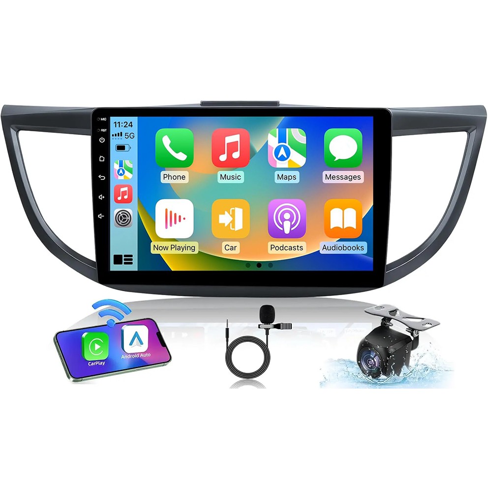 4G+32G For Honda CRV 2012-2016 Carplay Android 13 Auto Car Stereo Radio GPS Navi