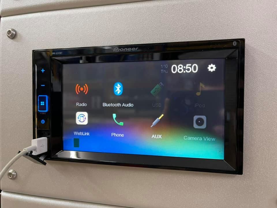 NEW DMH-A245BT Digital Media AV Receiver with Bluetooth, iPhone, USB & Aux-In