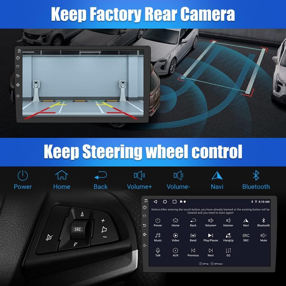 For 2013-2018 Dodge Ram Radio, Wired Wireless CarPlay +Android Auto,GPS Bt WIFI