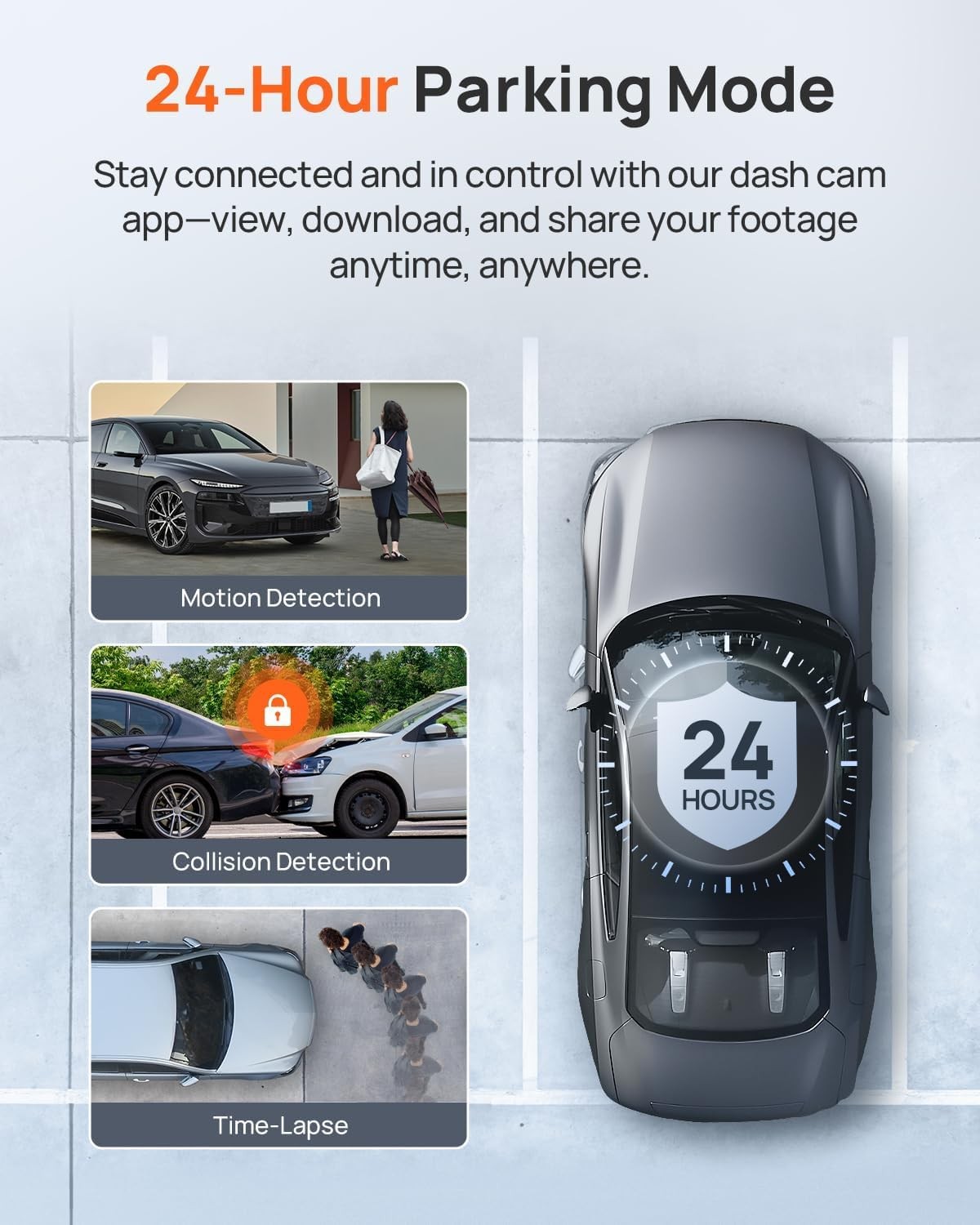 70mai A810 4K Dual Dash Cam Front/Rear, Starvis 2 HDR Night Vision, GPS, WiFi