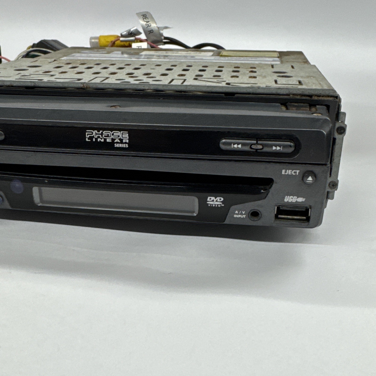 Phase Linear By Jensen UV10 DVD/MP3/WMA Car Stereo Receiver/NAV 102 TESTED WORKS
