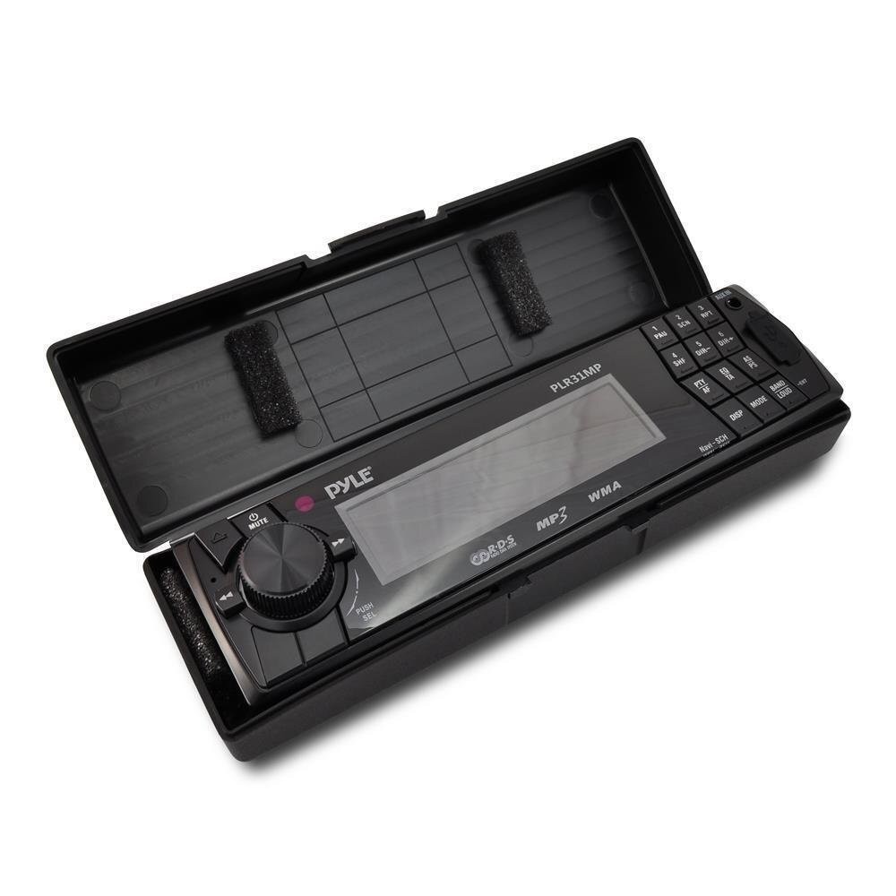 Pyle PLR31MP In-Dash Am/FMpx Pll Tuning Car Radio W/ Detachable Face Panel New