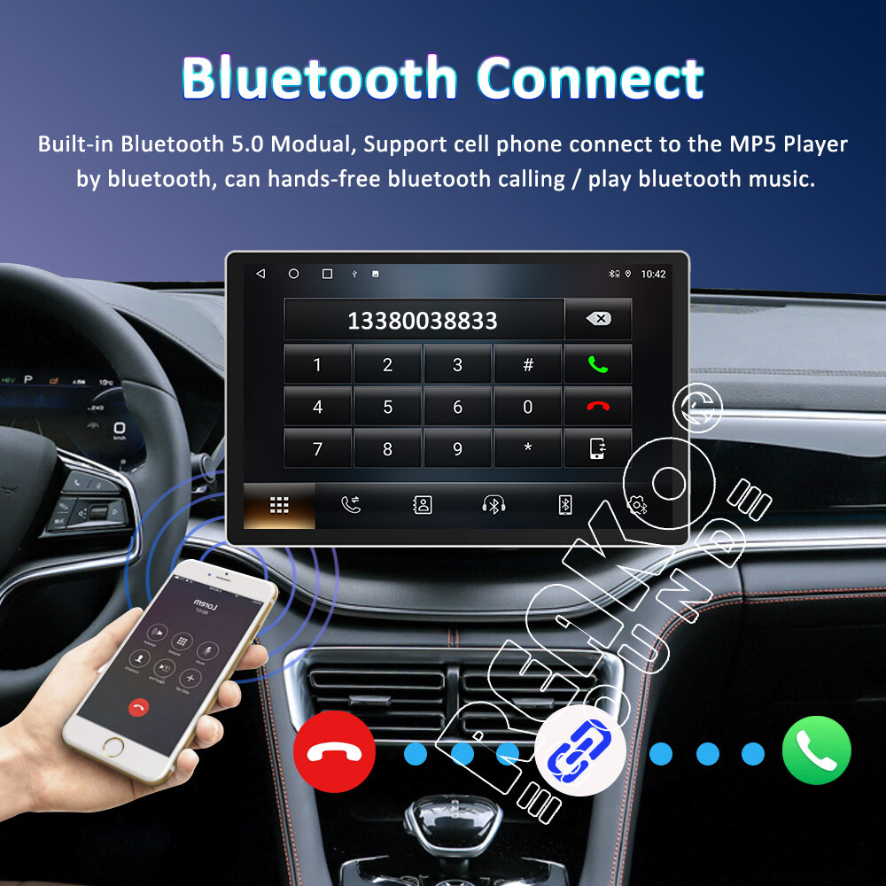 13.1” QLED Carplay 4+64G Car Radio Stereo For Tundra 2014-2019 DSP Nav Android
