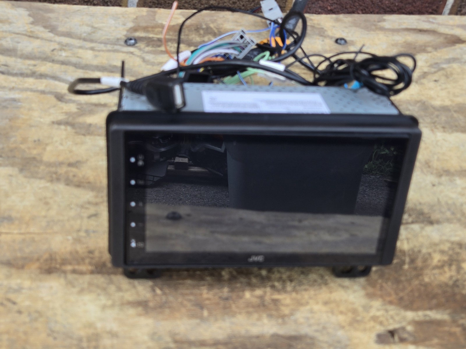 JVC KW-M180BT 6.8″ Short DMR, USB Mirroring, 1Cam, 2V,Fast Startup – Used, Good