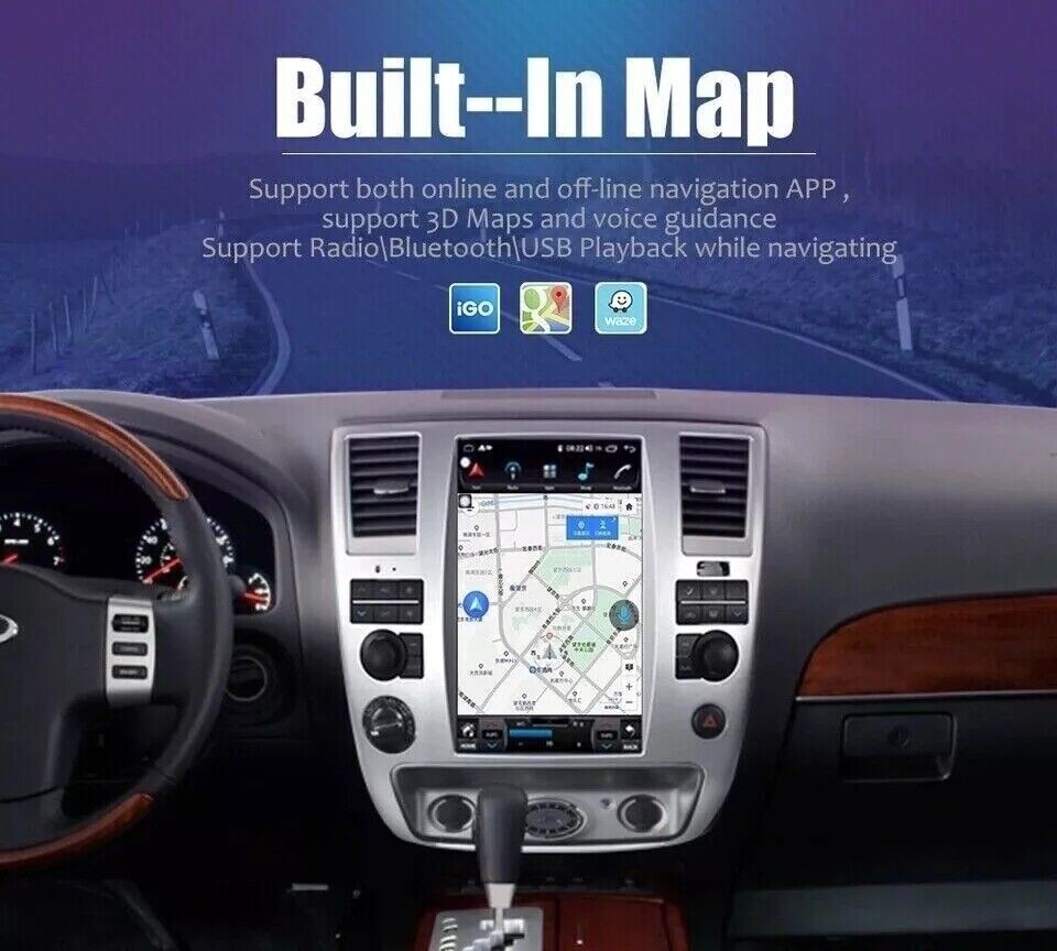 12.1” For Nissan Armada 2008-2010 Car Radio GPS Navigation Auto Carplay Upgrade