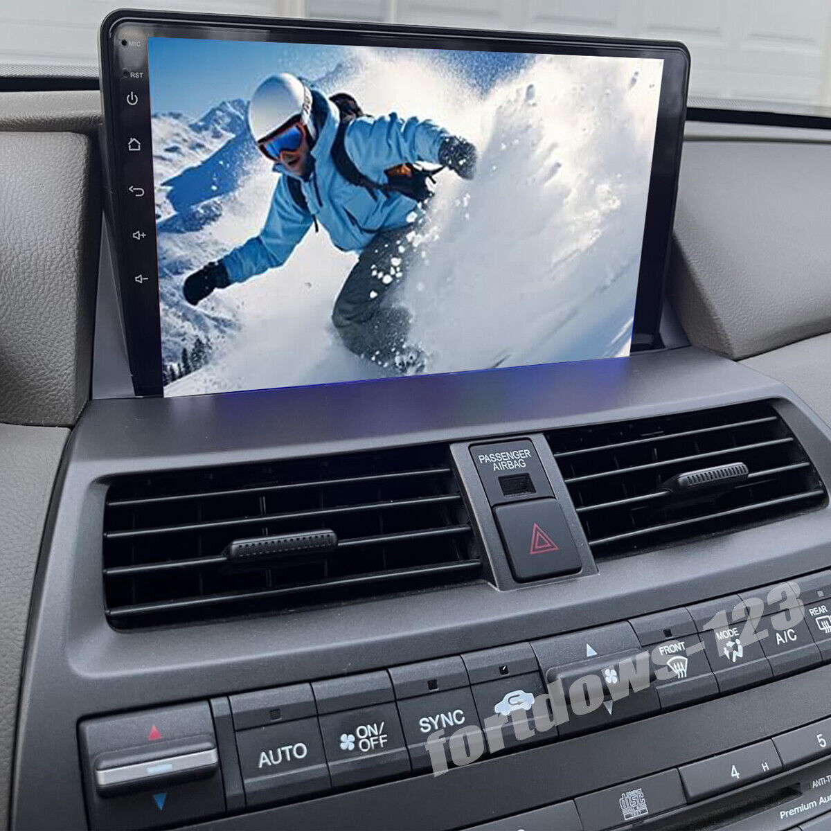 For HONDA ACCORD 2008-2012 Android Carplay Stereo GPS Radio with Bakcup Cam