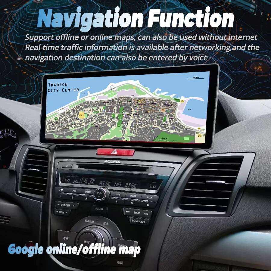 12.3″ 64GB Android 13 Car GPS Carplay Radio Stereo For Honda Acura RDX 2013-2018