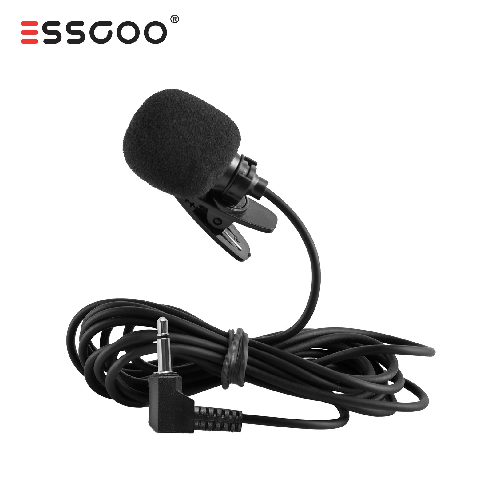 3.5mm Car Stereo External Microphone For Bluetooth Enabled GPS DVD Stereo Radio