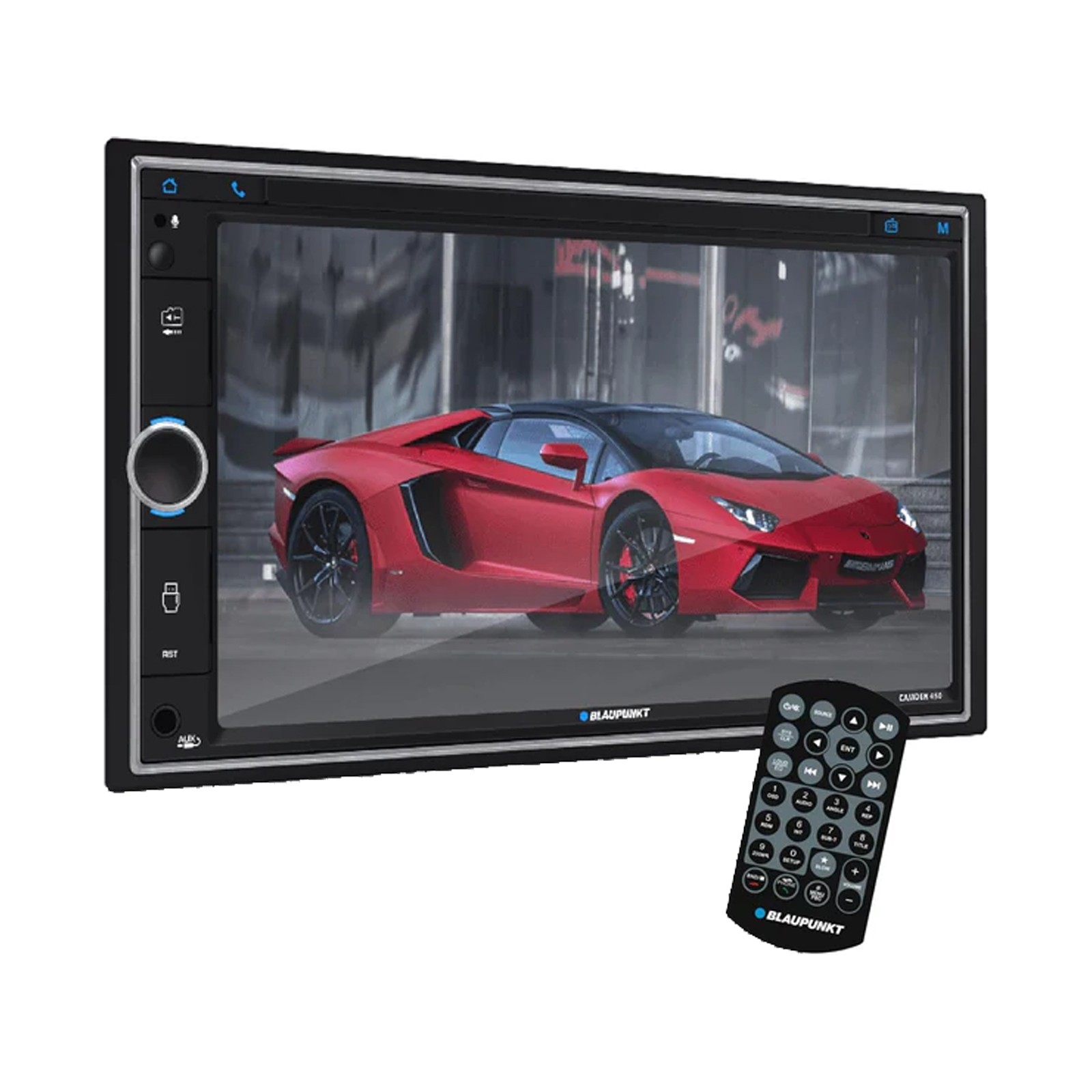 Blaupunkt CAMDEN 450 7” Touchscreen Receiver, 2x 6×8″ 60W Car Speakers, Wire