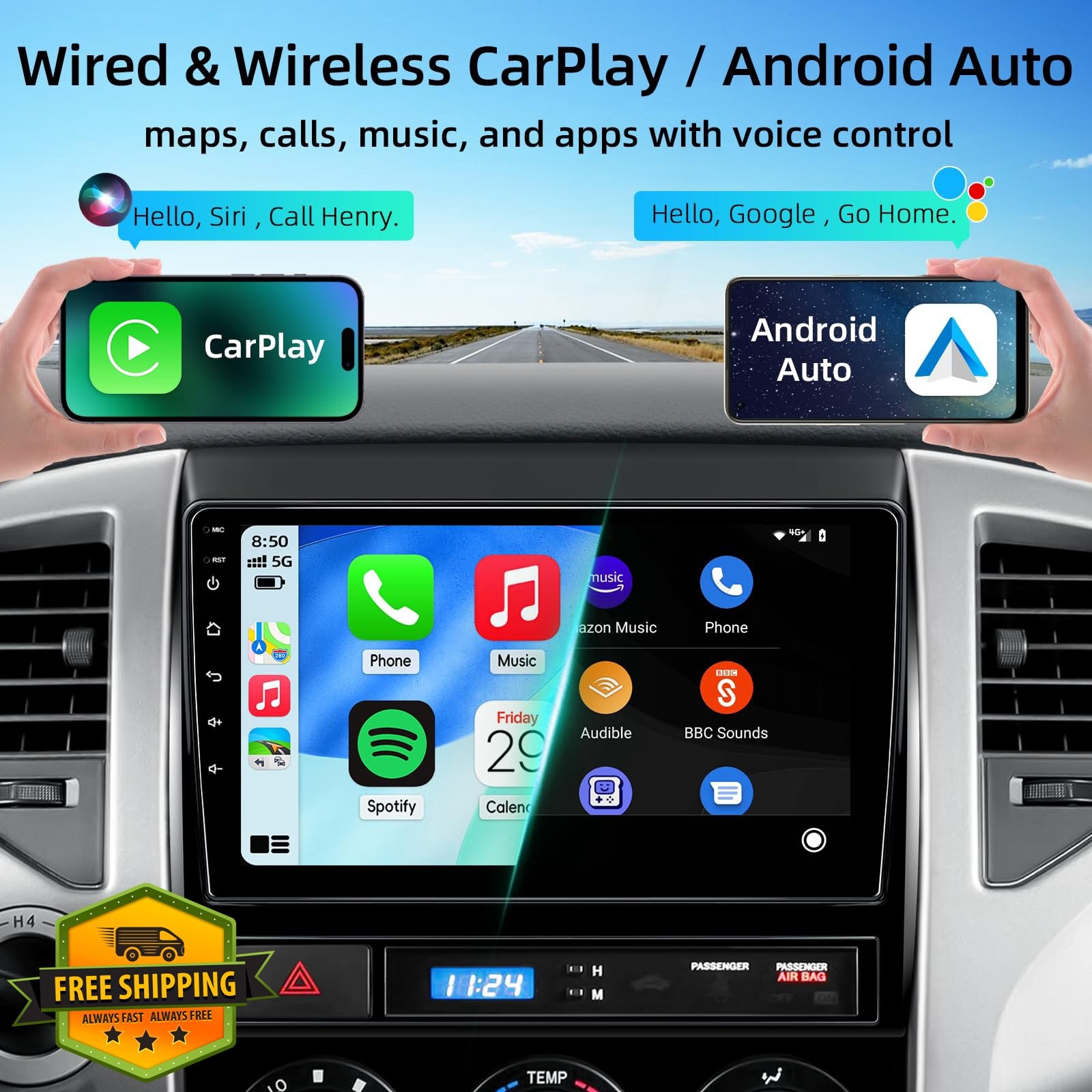 KOBANOICA Tacoma 2005-2015 9″ Android Car Stereo