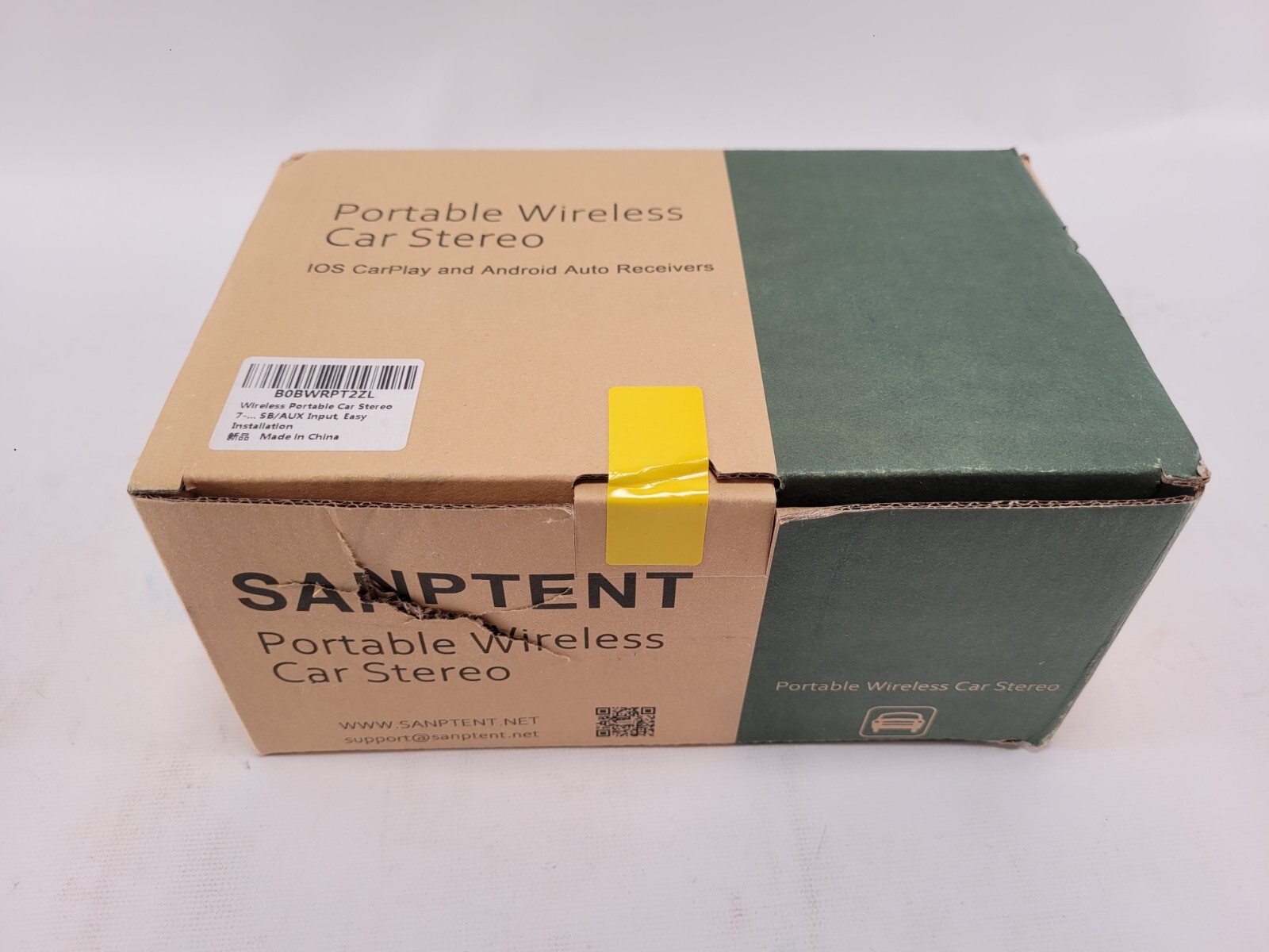 Sanptent Portable Wireless Car Stereo 7″ USB/AUX Input Easy Installation
