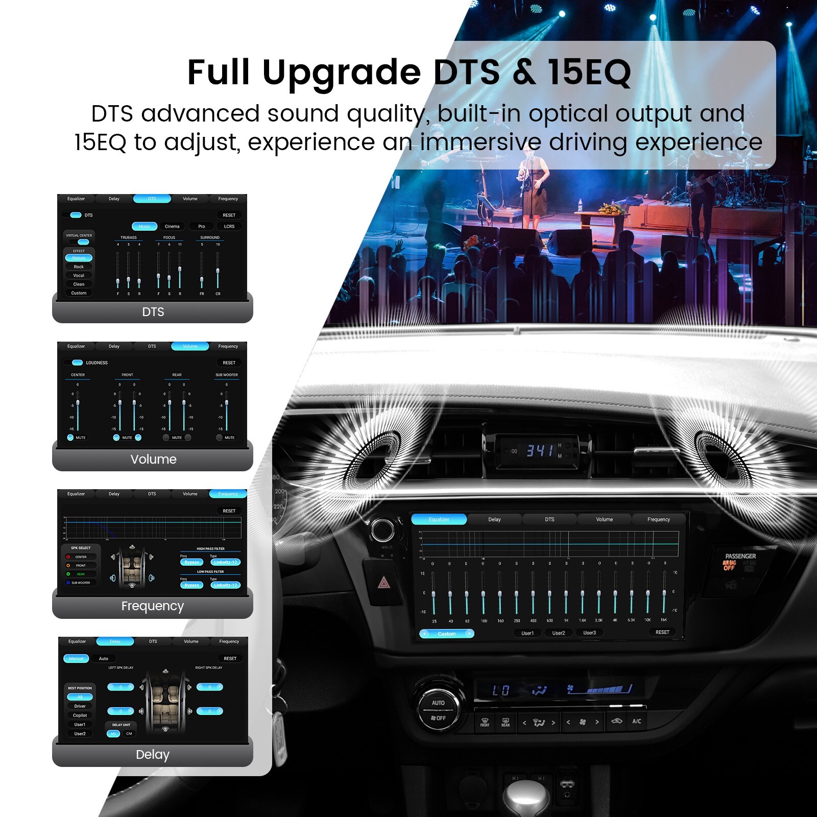 Dasaita Vivid13 Car Stereo for Toyota Corolla 2014-2016 DTS BT WiFi 10.33″ Radio